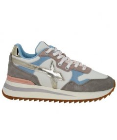 SNEAKER CAMOSCIO E NYLON BEIGE