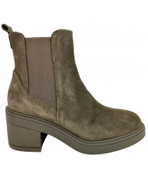 CHELSEA BOOT IN CAMOSCIO TAUPE