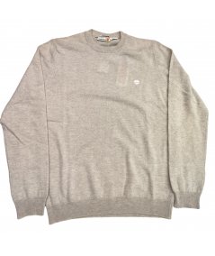 MAGLIA GIROCOLLO LANA MERINO PANNA