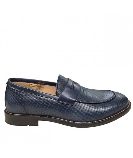 Ambitious Devon Mocassino in pelle blu