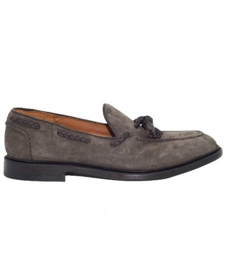 MOCASSINO CON NAPPINE IN CAMOSCIO